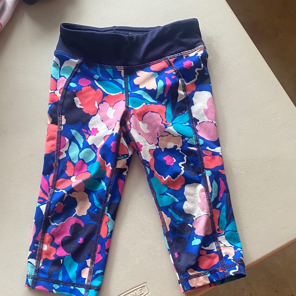 Colorful Floral Kids Leggings